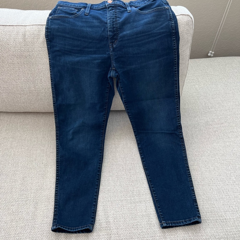 Madewell 10” High Rise Skinny - 31 Petite, Hayes Wash
